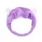 Фиолетовая повязка с ушками - фото 6045
